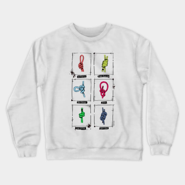 knots Crewneck Sweatshirt by gripclimbing